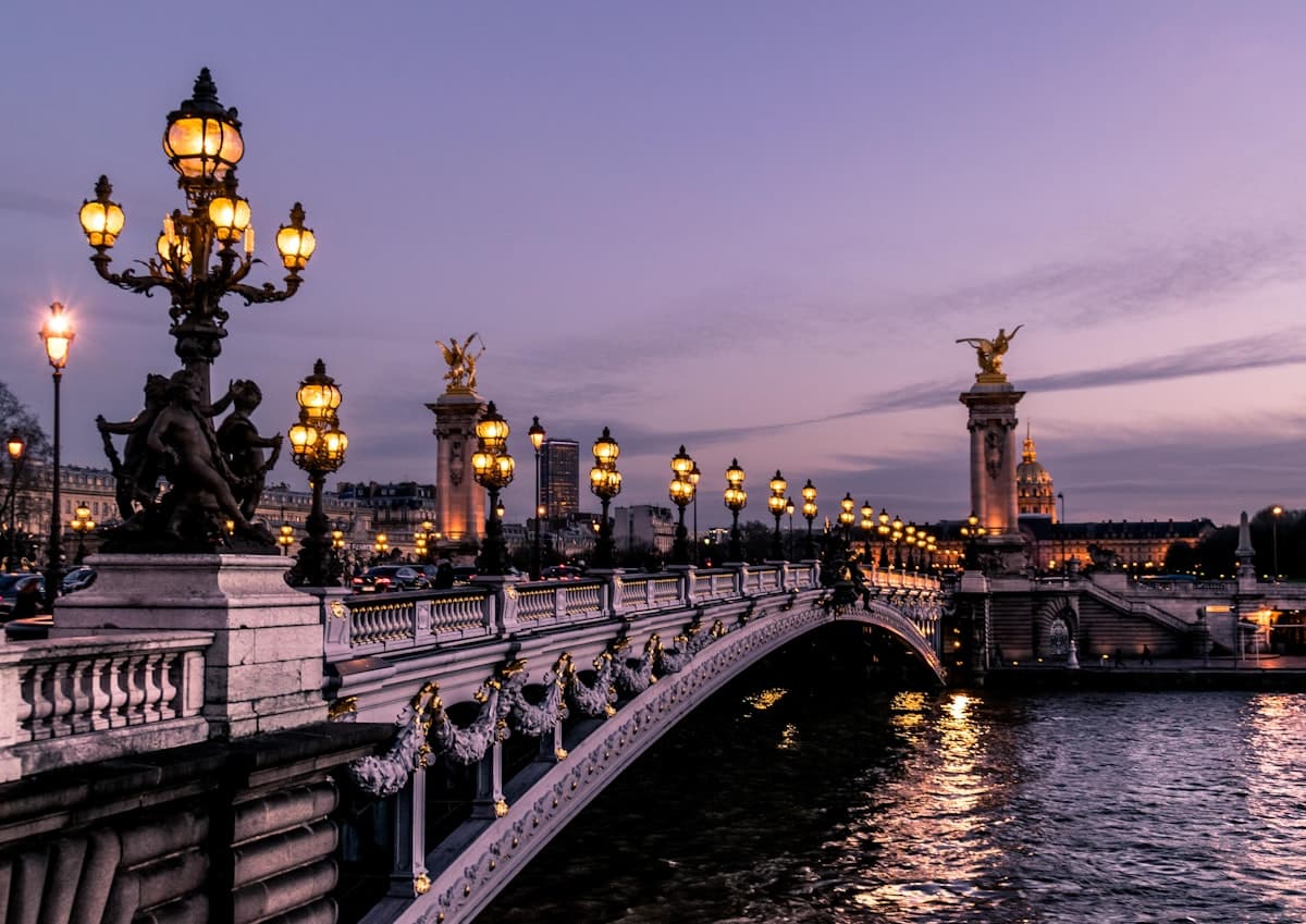 Family enjoying Paris with kids